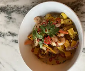Thai Bowl with Coconut Green Curry