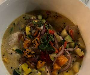 Thai Green Curry Bowl with chicken